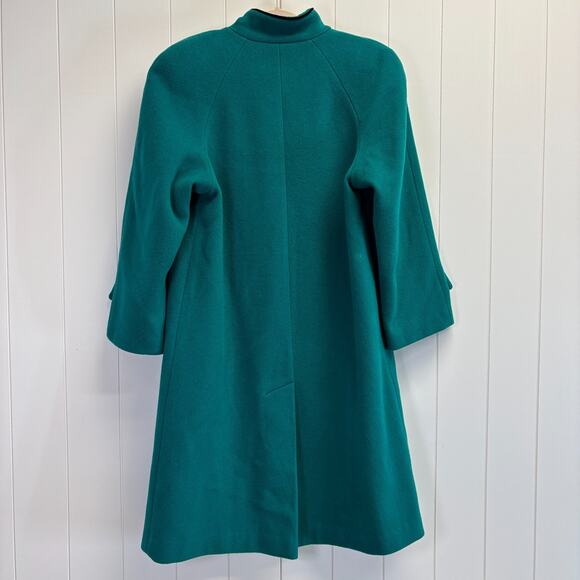 Vintage Projections Womens 70s 80s Academia Twee Wool Winter Coat Size M Cozy - Picture 2 of 6